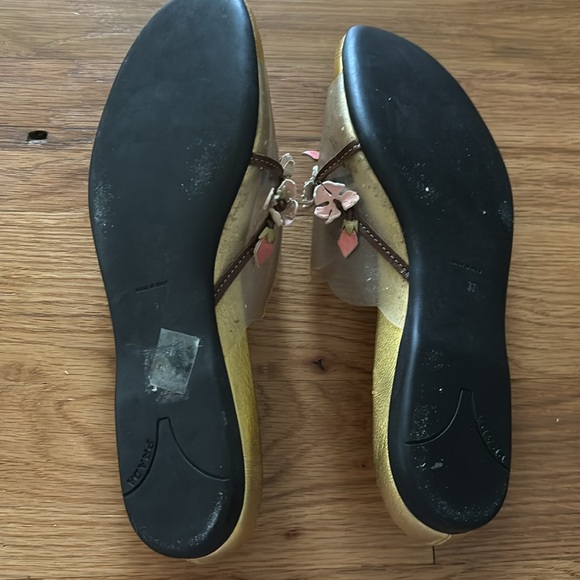 PRADA CHERRY BLOSSOM FLOWER SANDALS - Picture 6 of 10